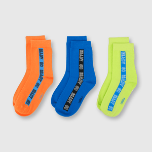 Medias de niño 3 pack azulino