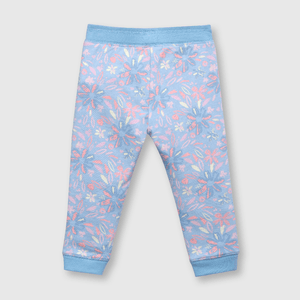Pantalón buzo de bebé niña flores de bebe niña flores jacinto