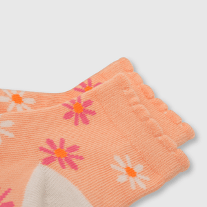 Medias de bebé niña 3 pack damasco
