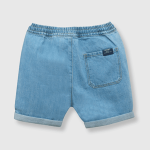 Bermuda de bebé niño mezclilla light denim