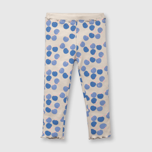 Leggings de bebé niña estampada de bebe niña estampada Crema