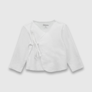 Camiseta baby de bebé unisex de algodón 3 pack blanco / white