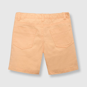 Bermuda de bebé niño gabardina orange / naranjo