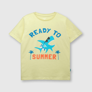 Pijama de niño de algodón aqua