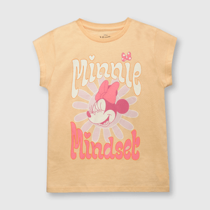 Pijama de niña minnie de algodón damasco