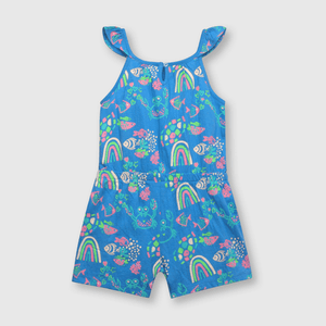 Entero de bebé niña liviano royal blue