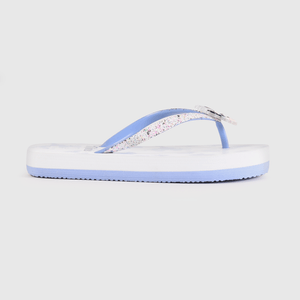 Hawaiana de niña disney con brillo light blue