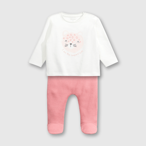 Conjunto de algodón safari off white