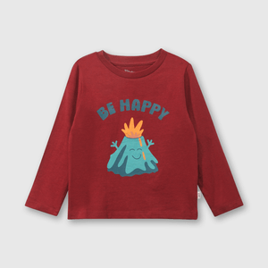 Polo Everyday Niño burdeo