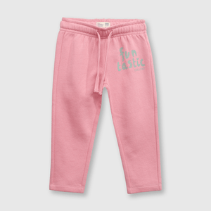 Pantalón buzo de niña chicle