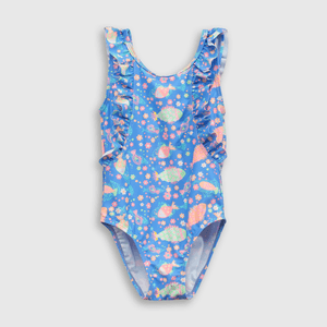Traje de baño Playa Niña azul