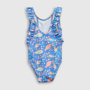 Traje de baño Playa Niña azul