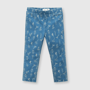 Jegging de bebé niña elasticada light denim