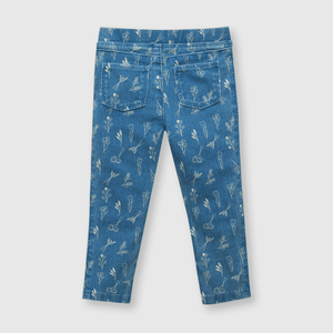 Jegging de bebé niña elasticada light denim
