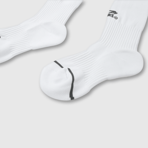 Medias Futbol Deportivo Unisex blanco