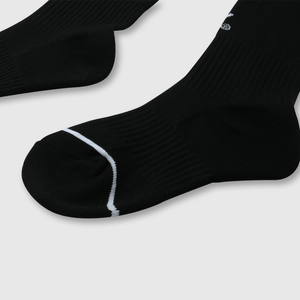 Medias Futbol Deportivo Unisex negro