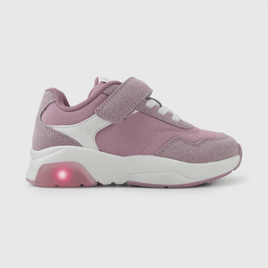 Zapatilla Tematico Luces Niña lila