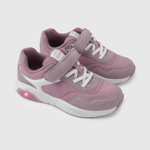 Zapatilla Tematico Luces Niña lila