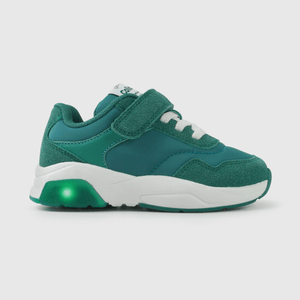 Zapatilla Tematico Luces Niño verde