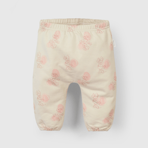 Pantalón buzo Disney Niña beige