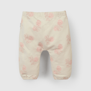 Pantalón buzo Disney Niña beige