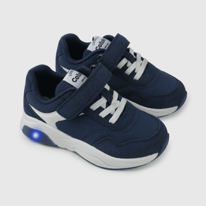Zapatilla Tematico Luces Niño azul