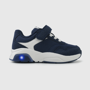 Zapatilla Tematico Luces Niño azul
