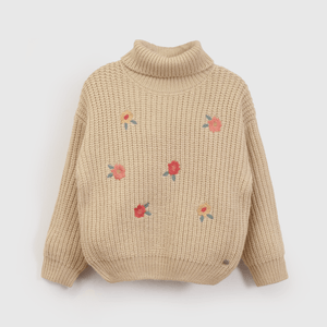 Sweater Colección Niña café