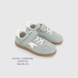 Zapatilla Lifestyle Niña celeste