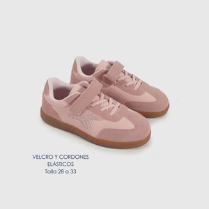 Zapatilla Lifestyle Niña rosado