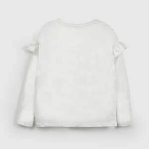Polo Disney Niña blanco